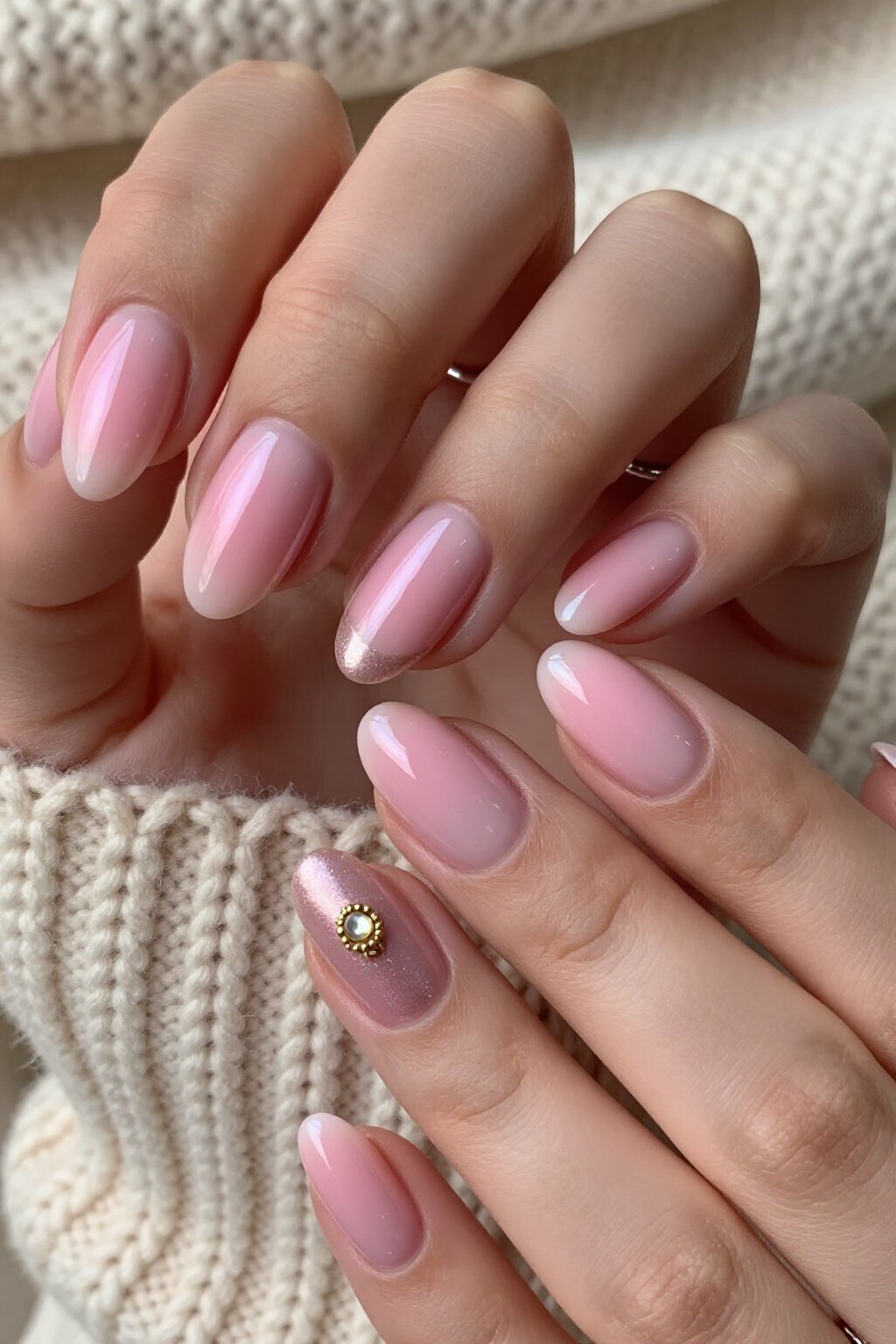 Velvet Shimmer Pink Aura Nails: How to Make It Last Longer - pink short simple aura nails Velvet Shimmer Pink Aura Nails: How to Make It Last Longer - pink short simple aura nails