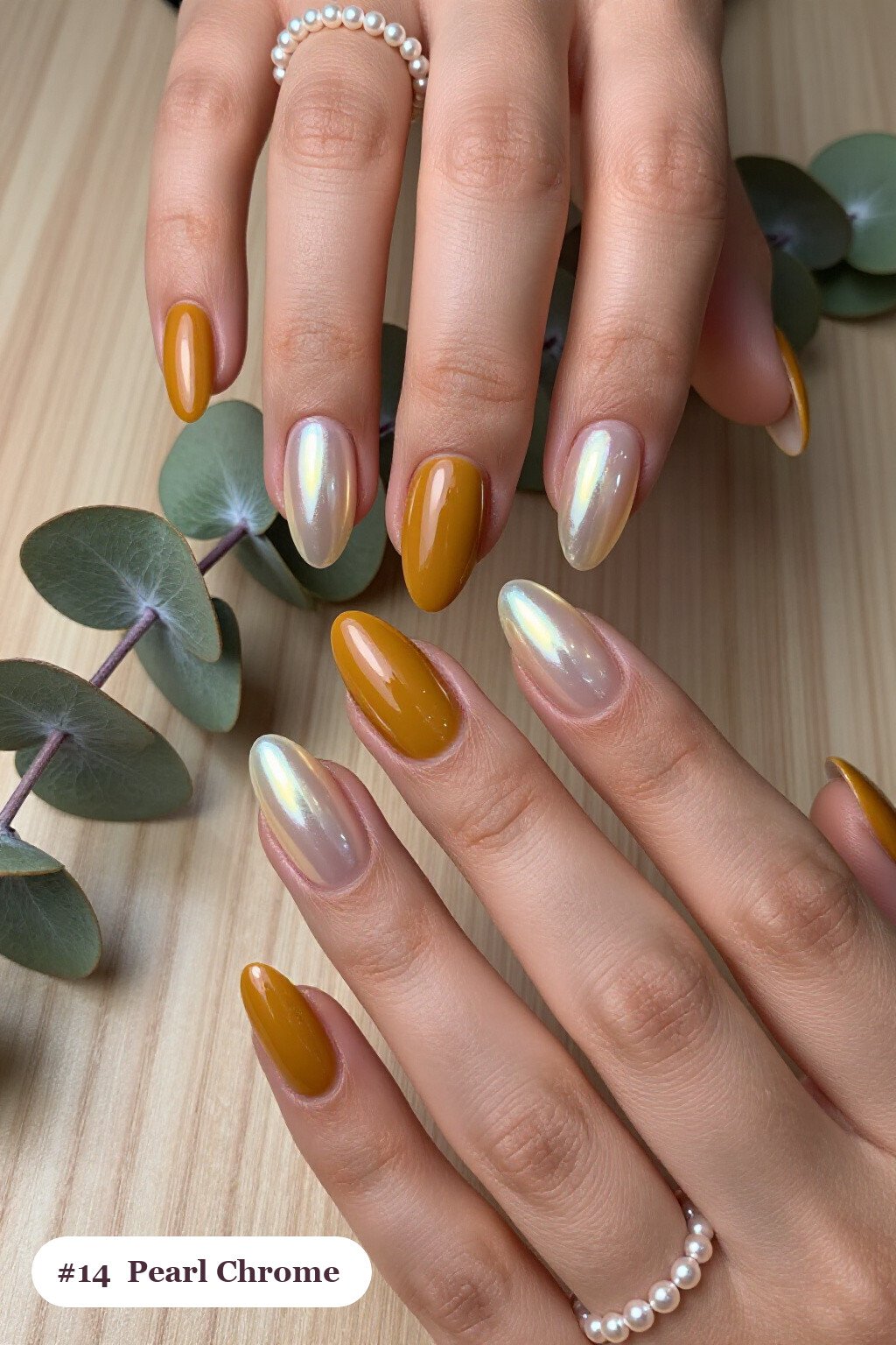Long Coffin Mustard Tortoise Nails: How to Make Them Last Longer - fall tortoise nails