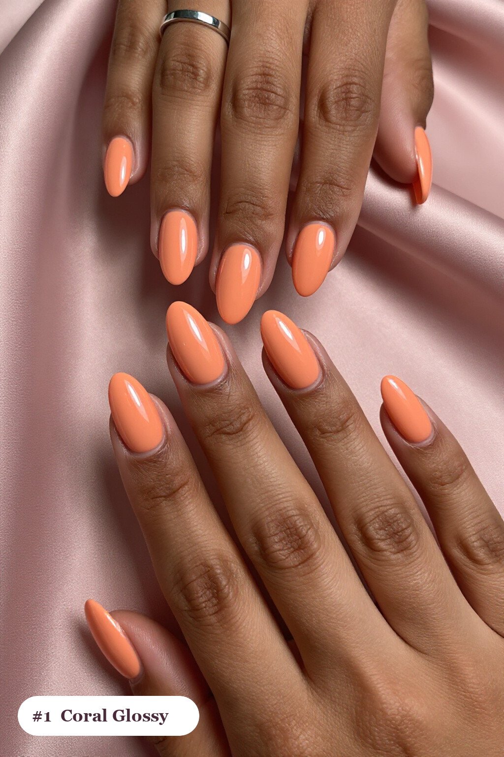 Mirror‑Glossy Coral Almond Thanksgiving Nail Designs for a Show‑Stopping Look - almond thanksgiving nail designs Mirror‑Glossy Coral Almond Thanksgiving Nail Designs for a Show‑Stopping Look - almond thanksgiving nail designs