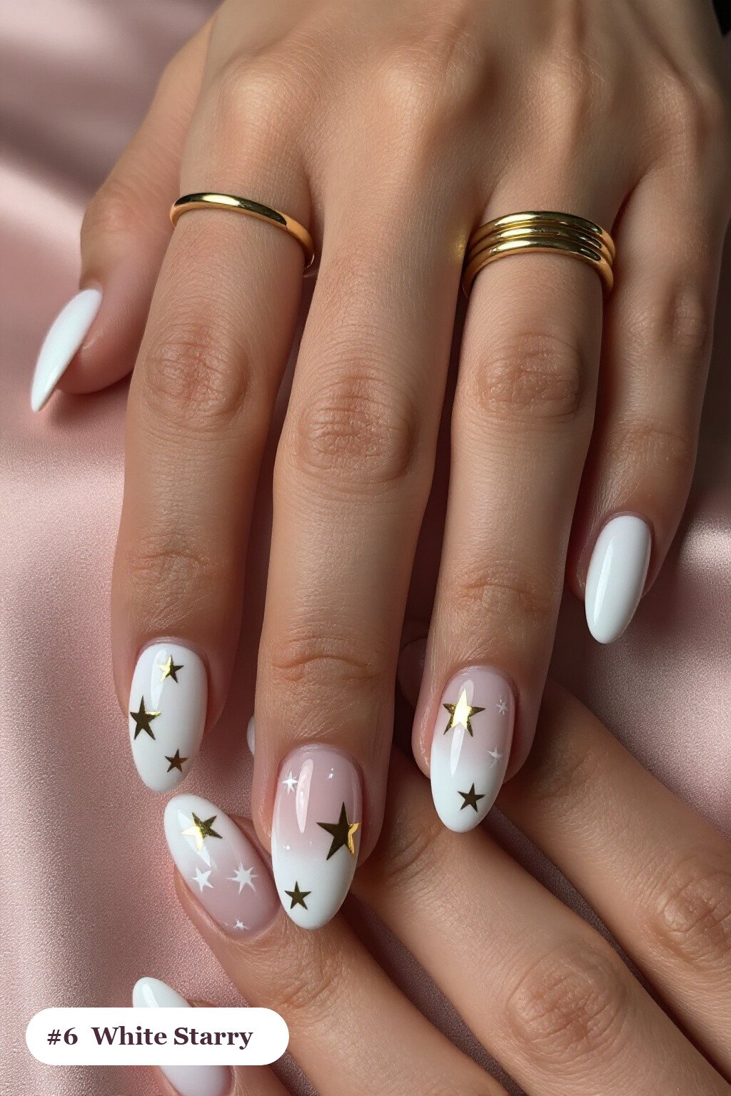Medium Coffin White Stars & Sparkles: Best Shades for Every Season - christmas nails white