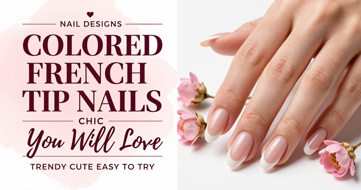 Colored French Tip Almond Nails ideas