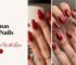 Christmas Glitter Nails Red ideas