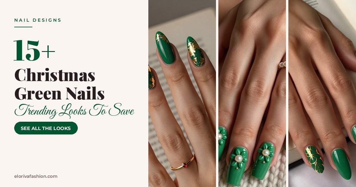 Christmas Green Nails ideas