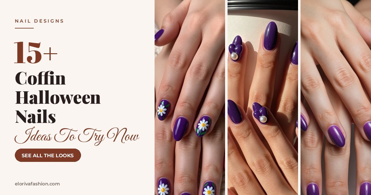 Coffin Halloween Nails ideas