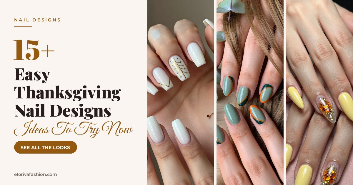 Easy Thanksgiving Nail Designs ideas