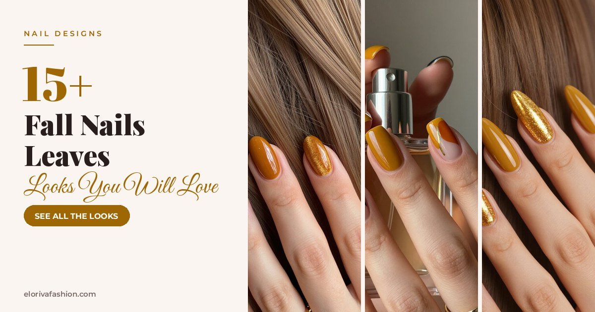 Fall Nails Leaves ideas