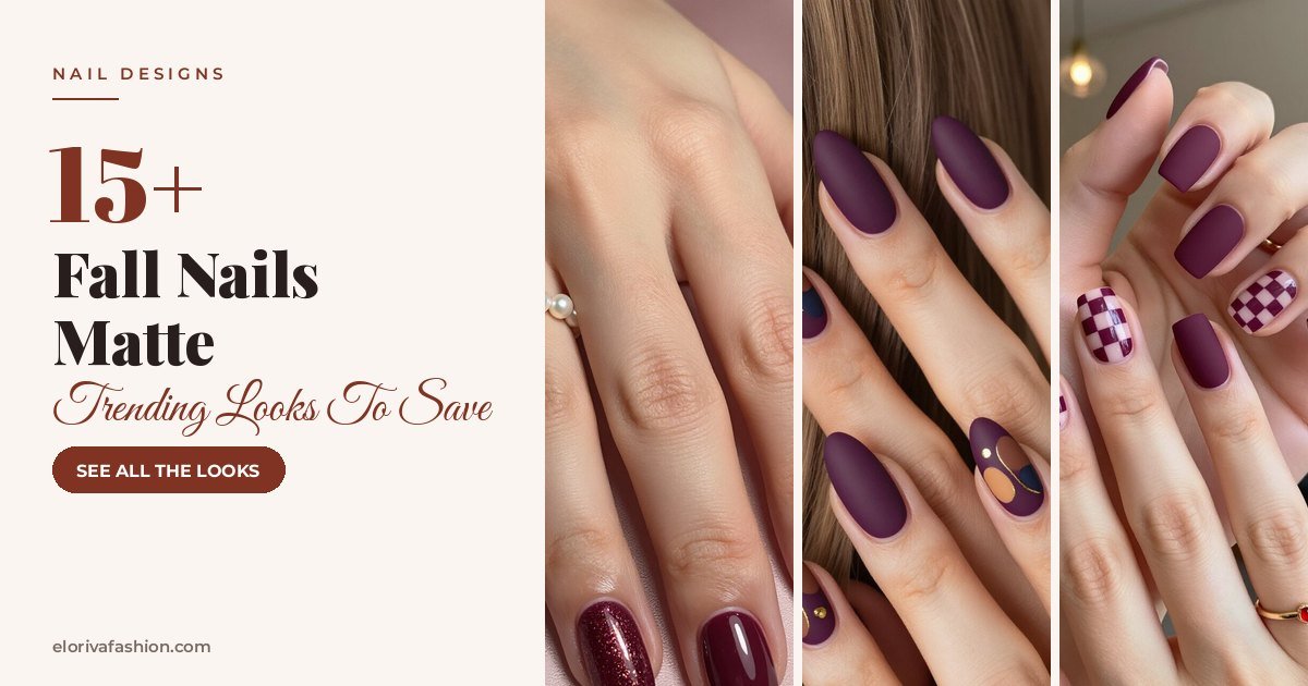 Fall Nails Matte ideas