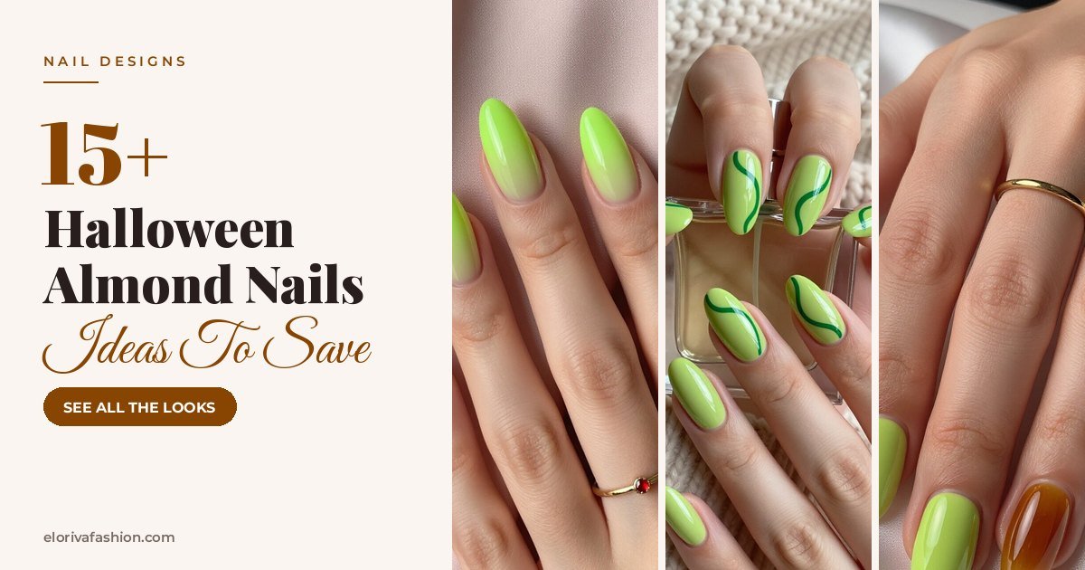 Halloween Almond Nails ideas