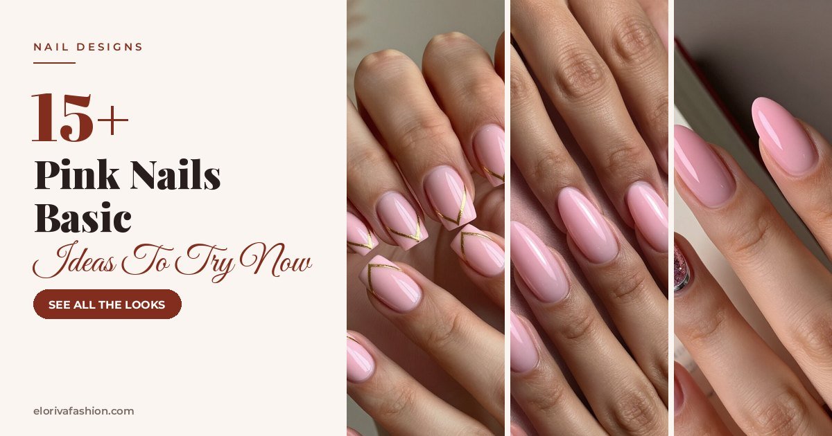 Pink Nails Basic ideas