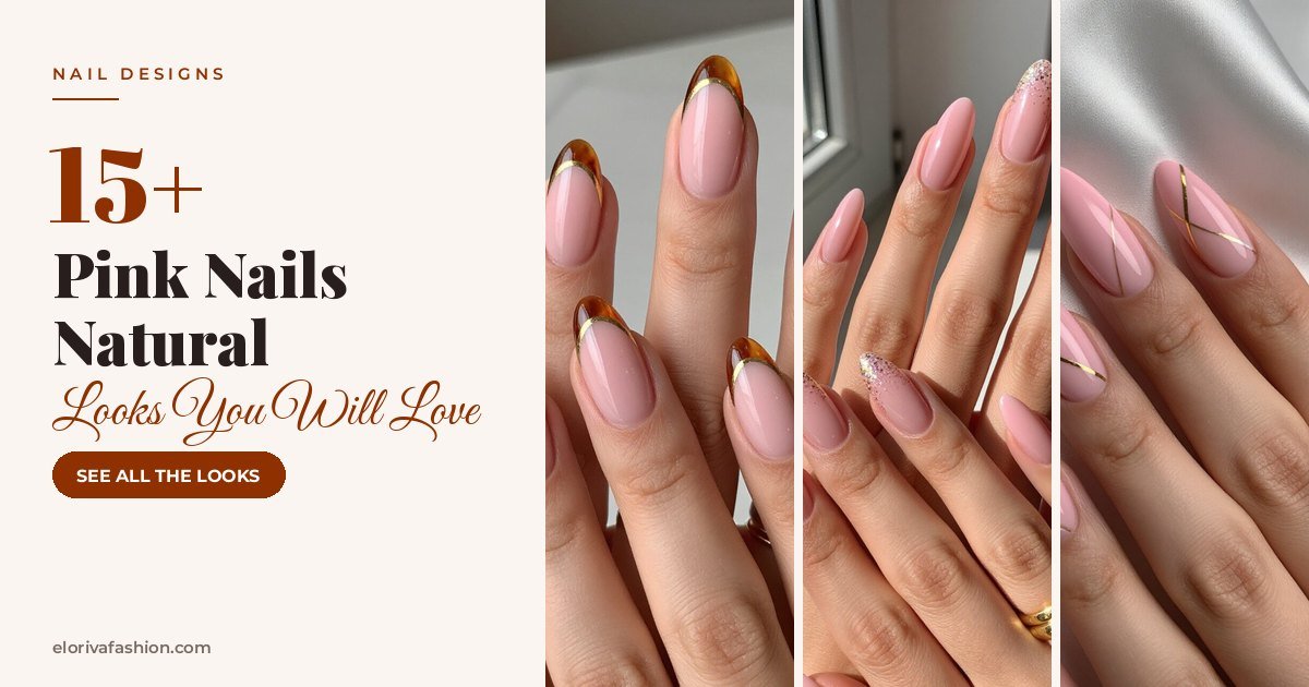 Pink Nails Natural ideas