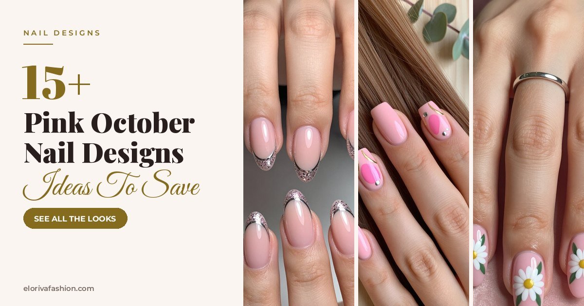 Pink October Nail Designs ideas