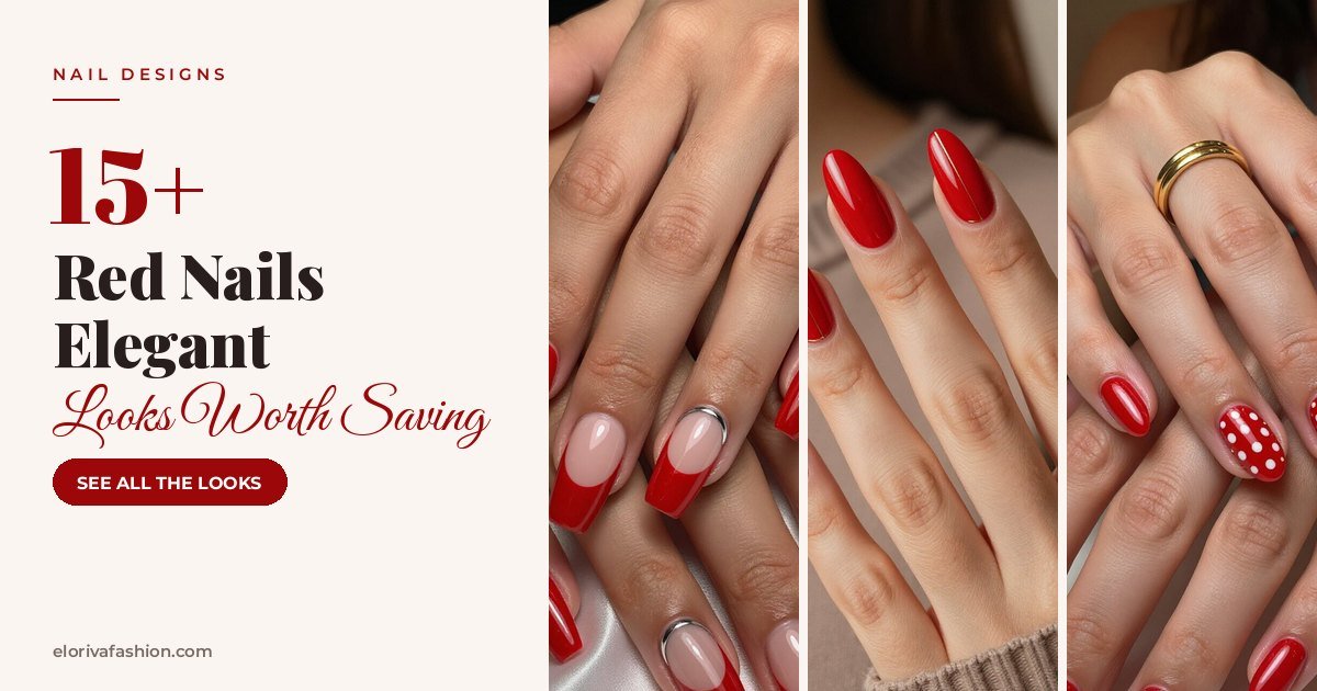 Red Nails Elegant ideas