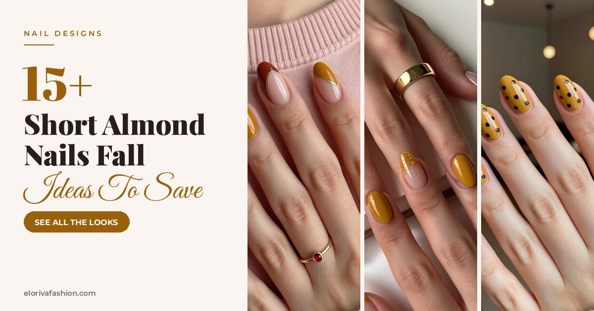 Short Almond Nails Fall ideas