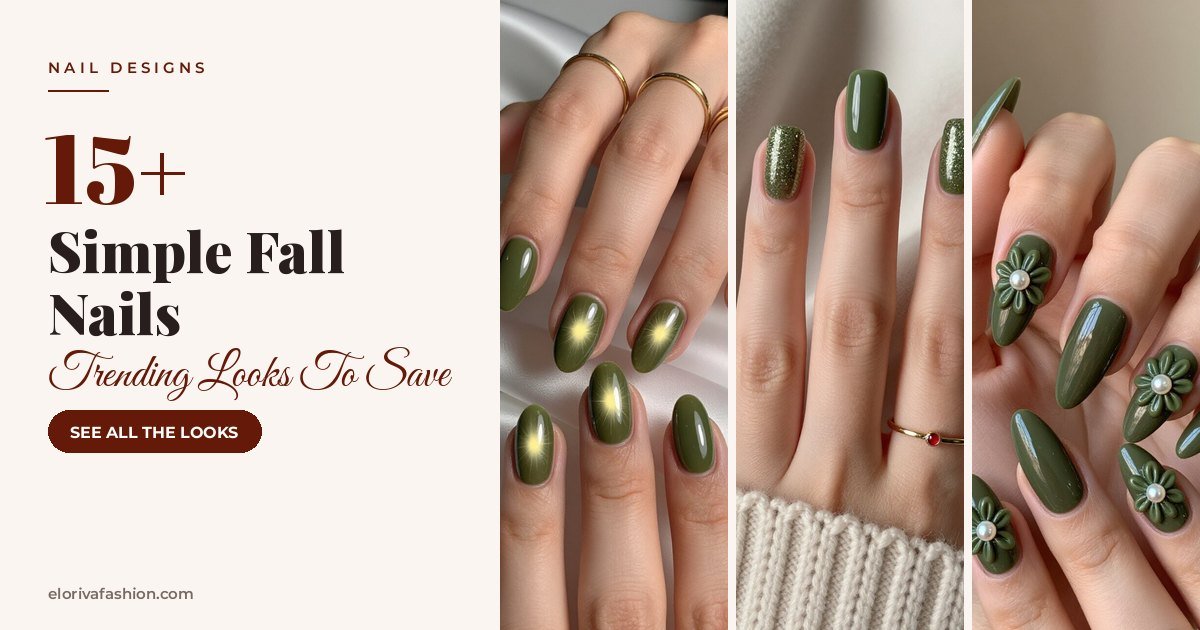 Simple Fall Nails ideas