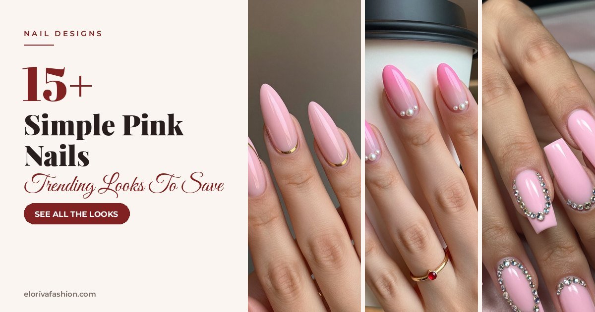 Simple Pink Nails ideas