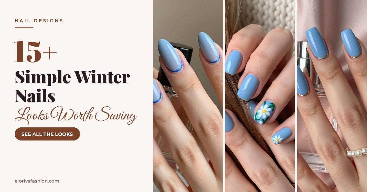 Simple Winter Nails ideas
