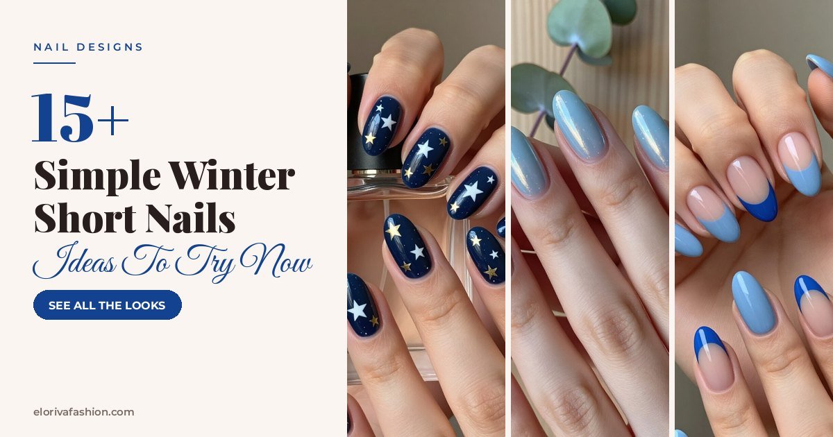 Simple Winter Short Nails ideas