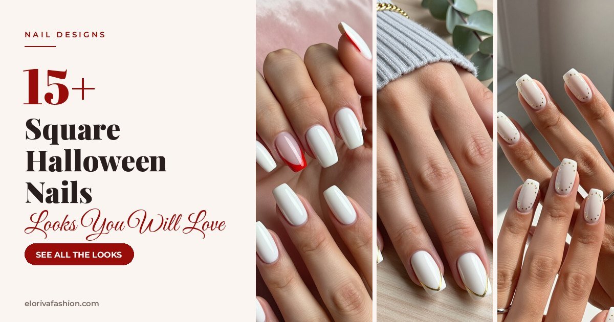 Square Halloween Nails ideas
