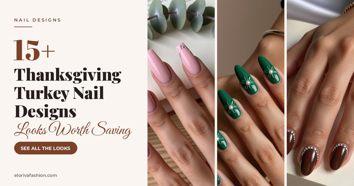 Thanksgiving Turkey Nail Designs ideas