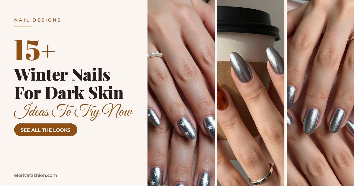 Winter Nails For Dark Skin ideas