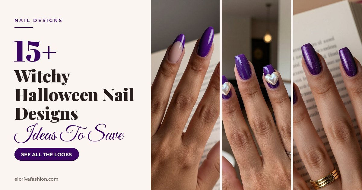 Witchy Halloween Nail Designs ideas