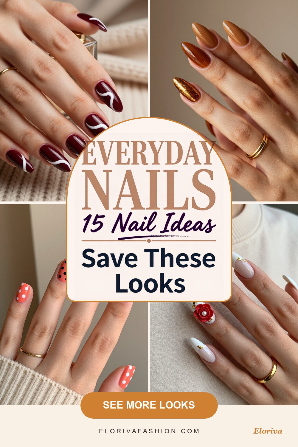 everyday nail designs ideas - save this pin