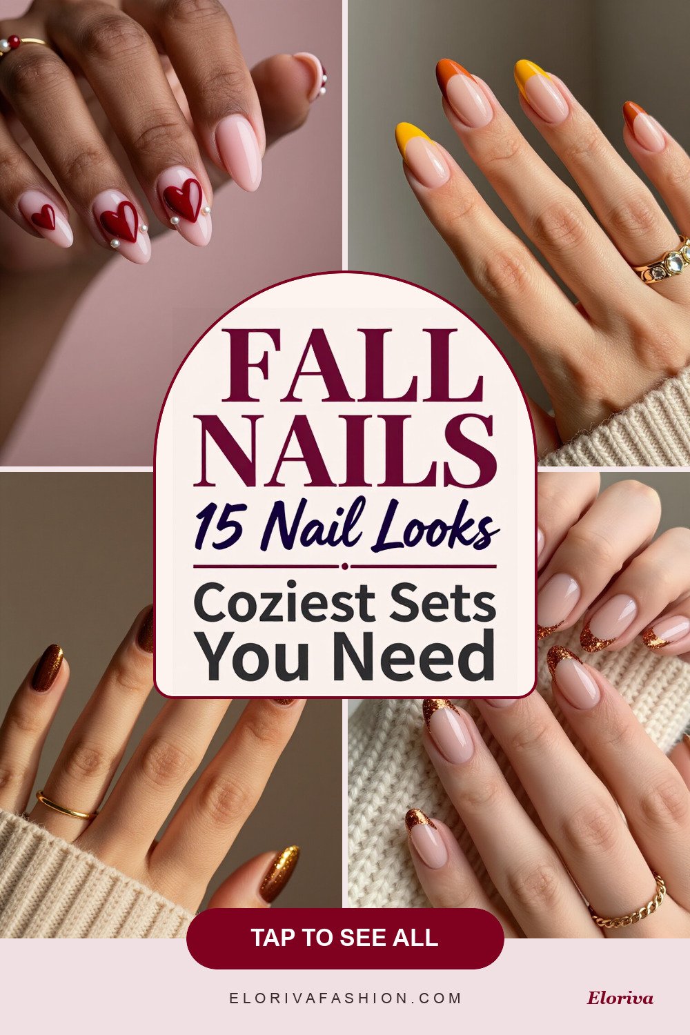 fall almond nails designs ideas - save this pin