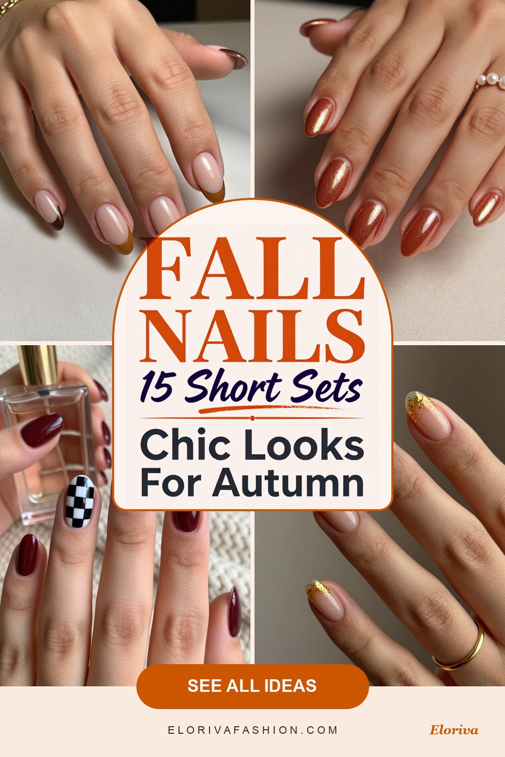 fall nails short ideas - save this pin