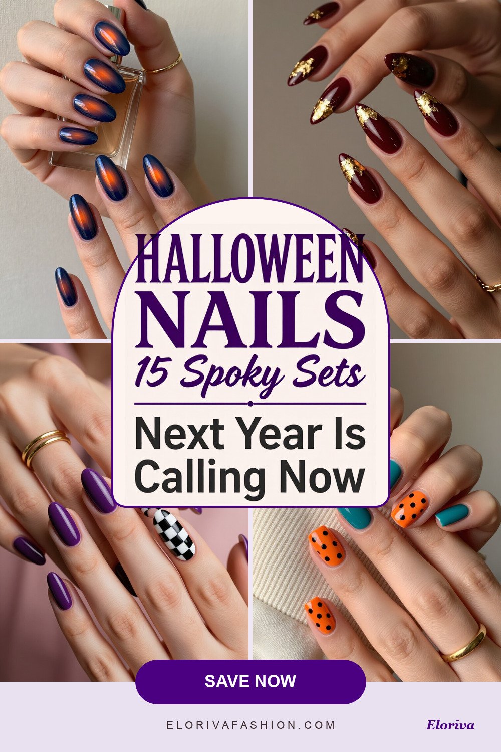 halloween nails 2026 trends ideas - save this pin