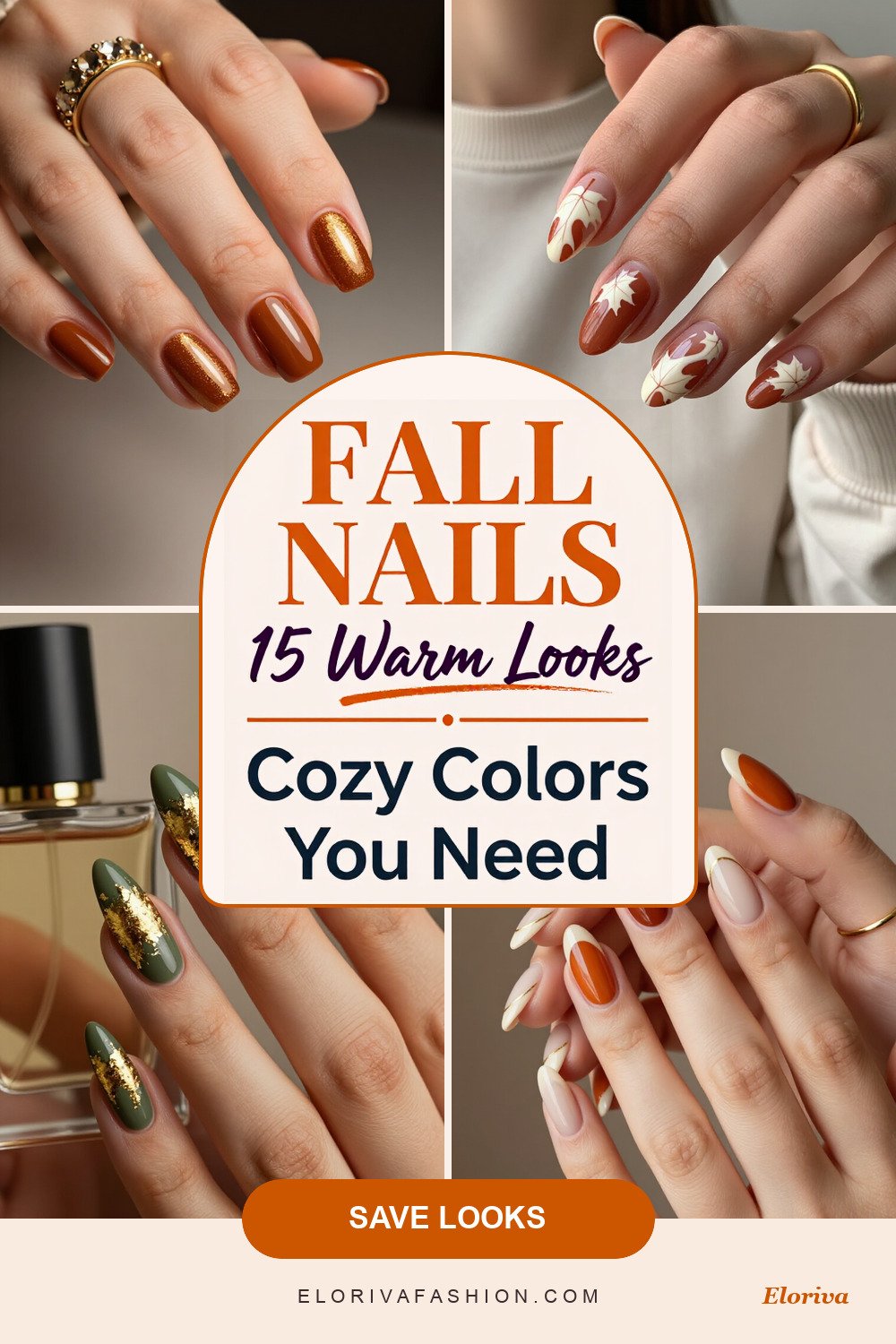 october fall nail designs ideas - save this pin