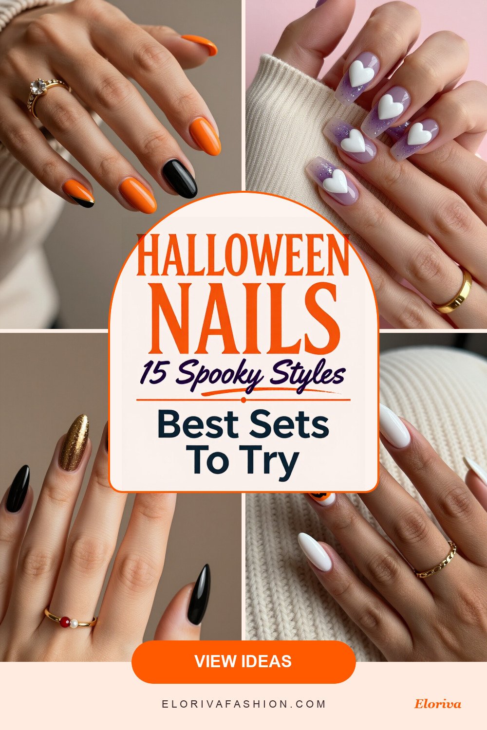 october halloween nail designs ideas - save this pin