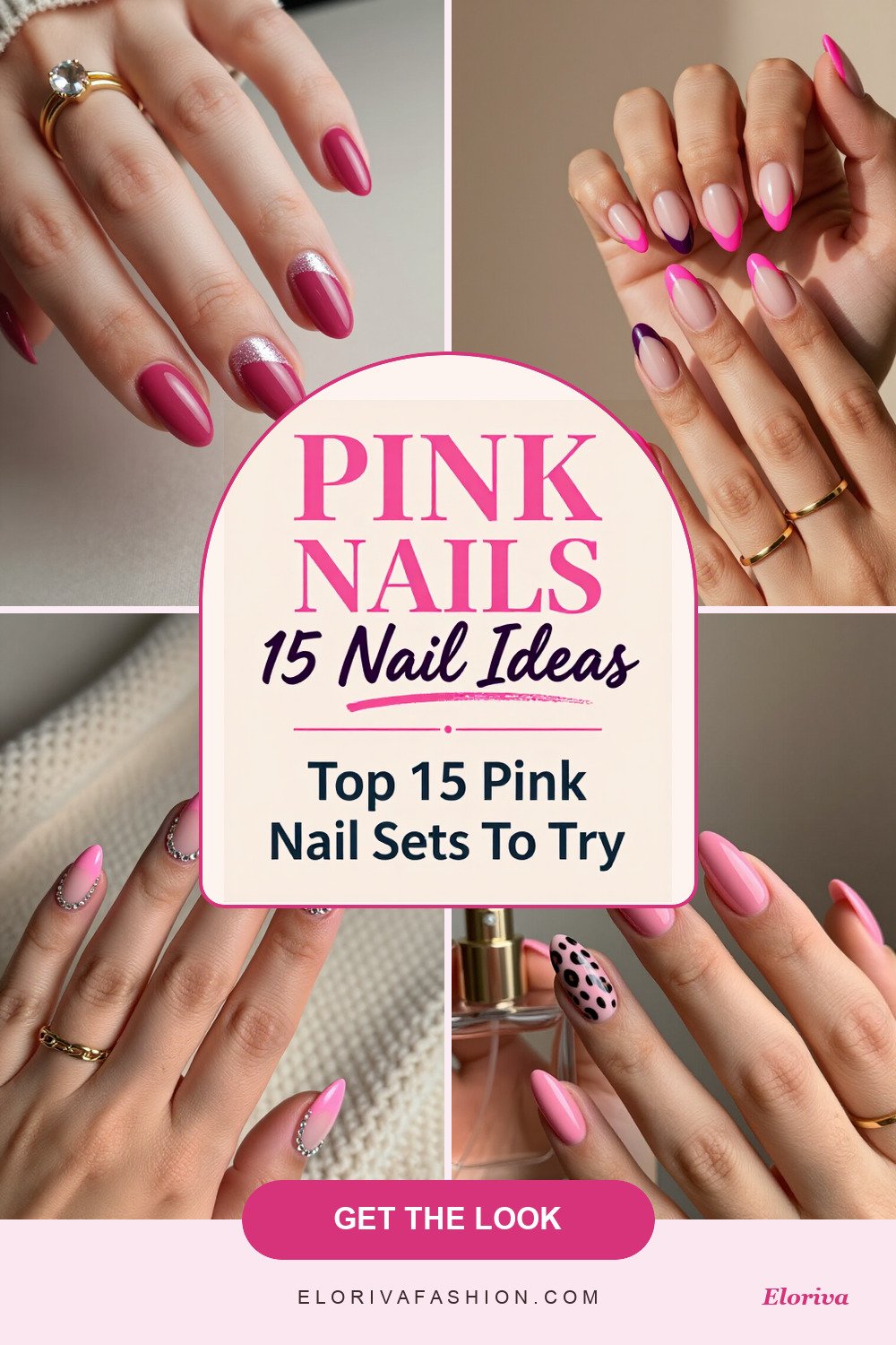 pink almond nails ideas - save this pin