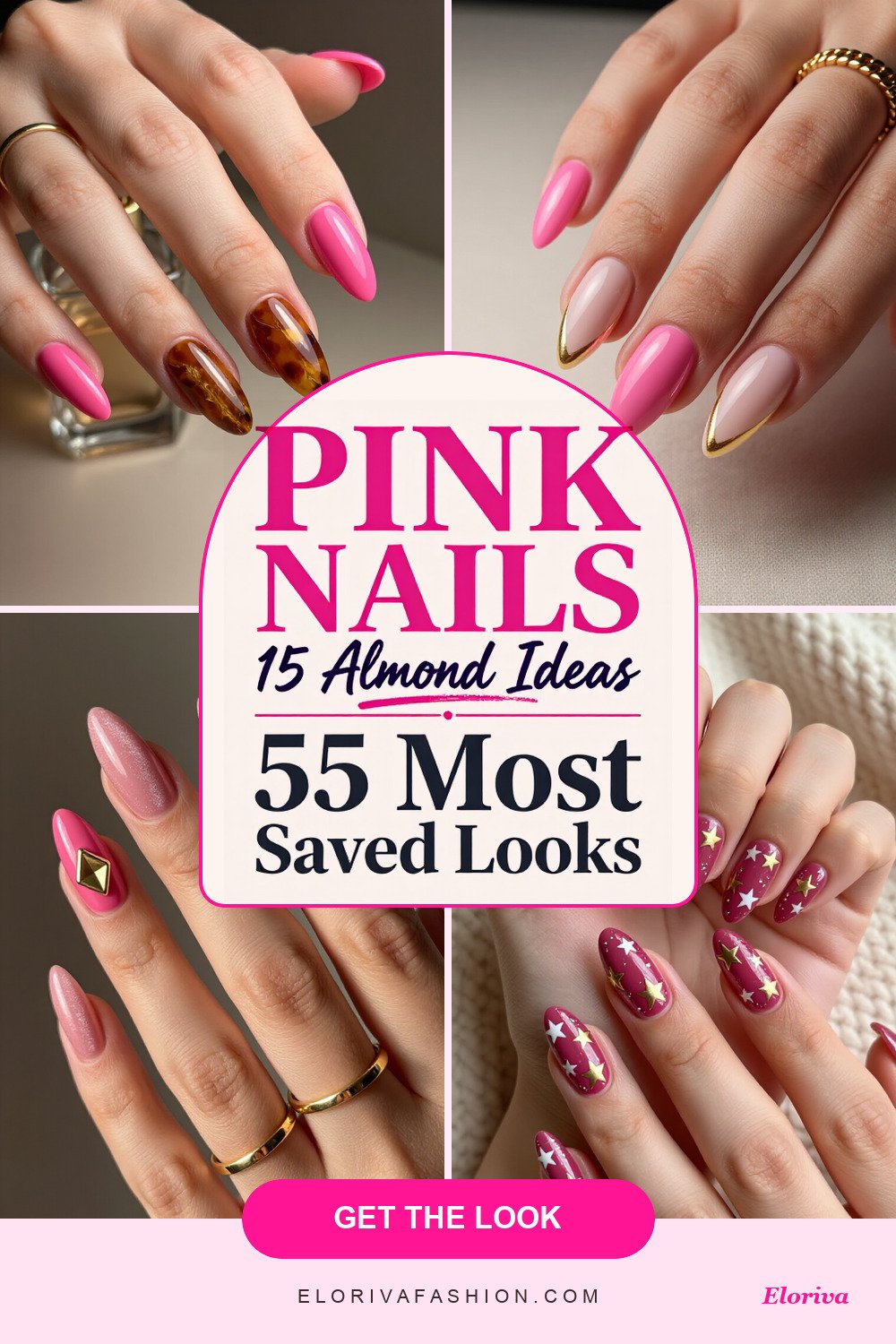 pink nails almond ideas - save this pin