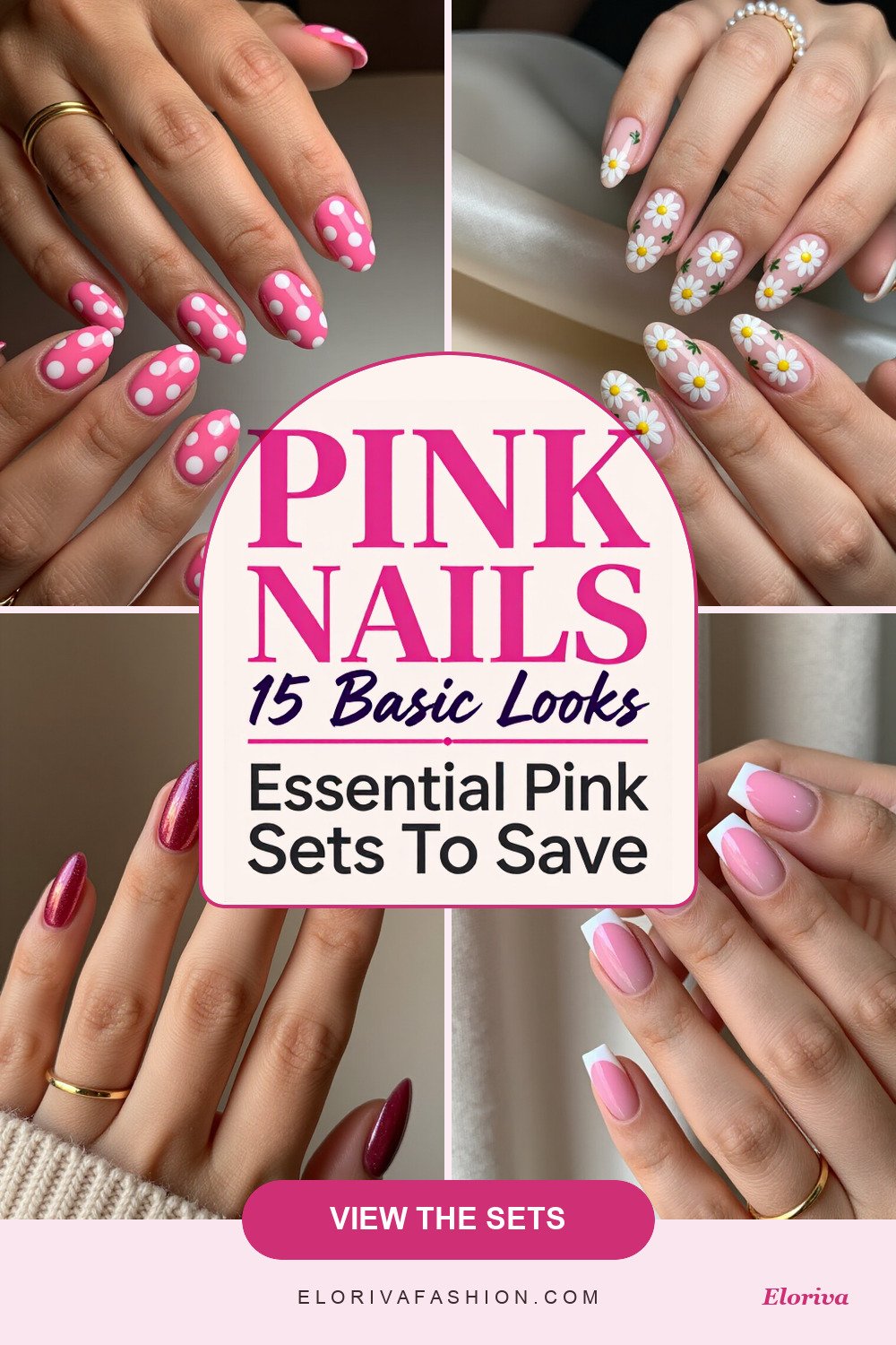 pink nails basic ideas - save this pin