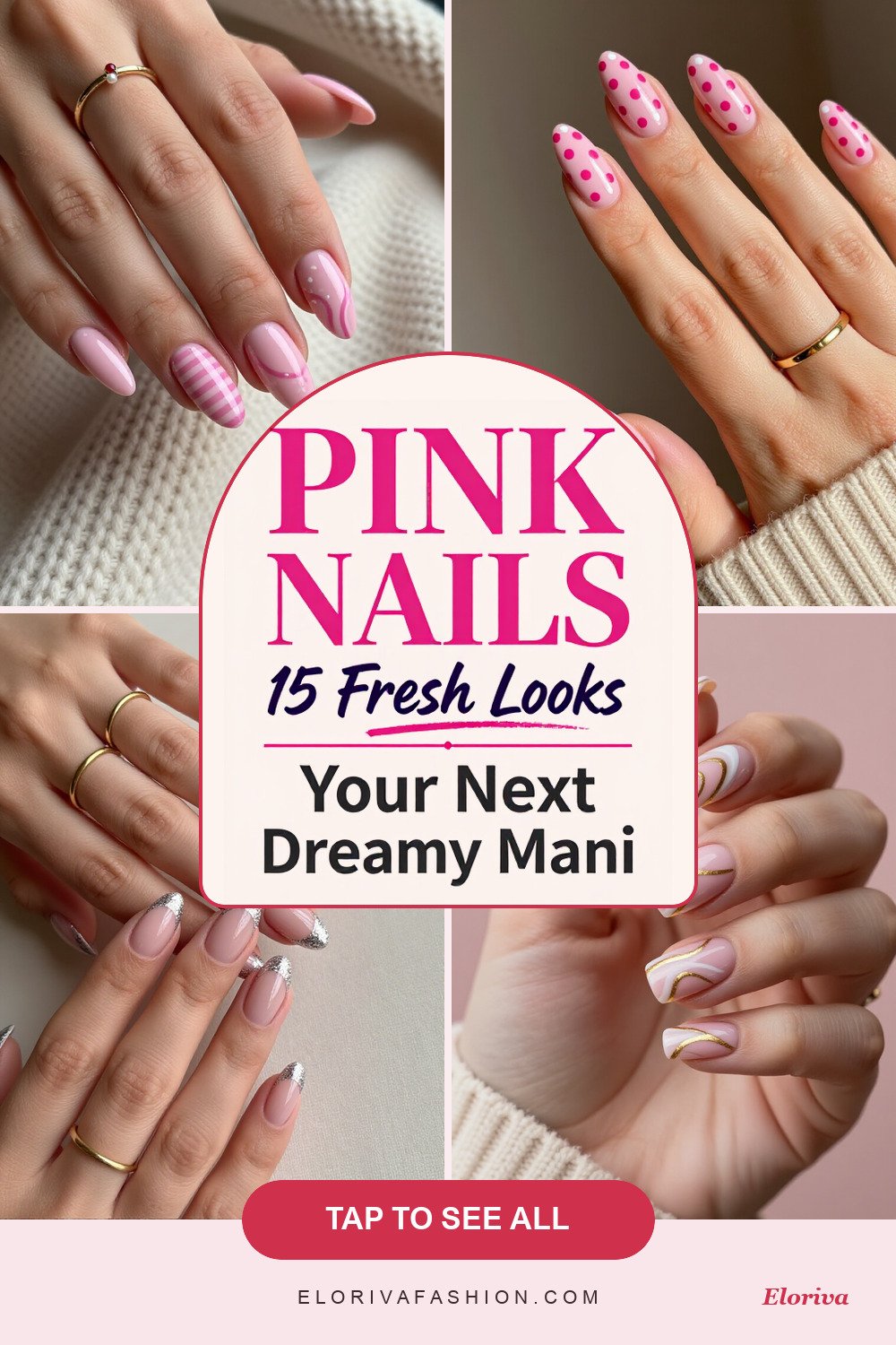pink nails light ideas - save this pin