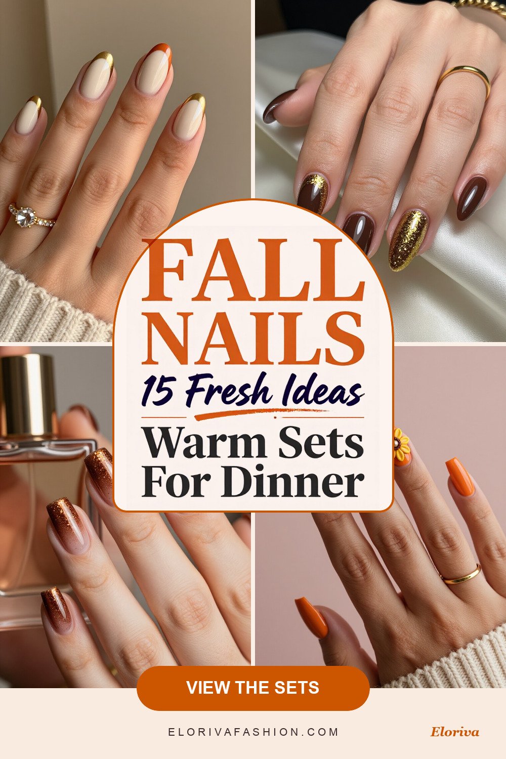 thanksgiving nail designs fall ideas - save this pin