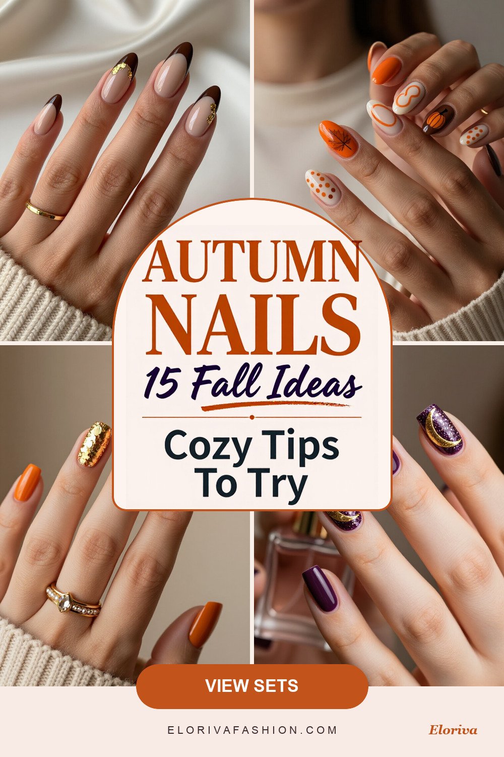 thanksgiving nail ideas autumn ideas - save this pin
