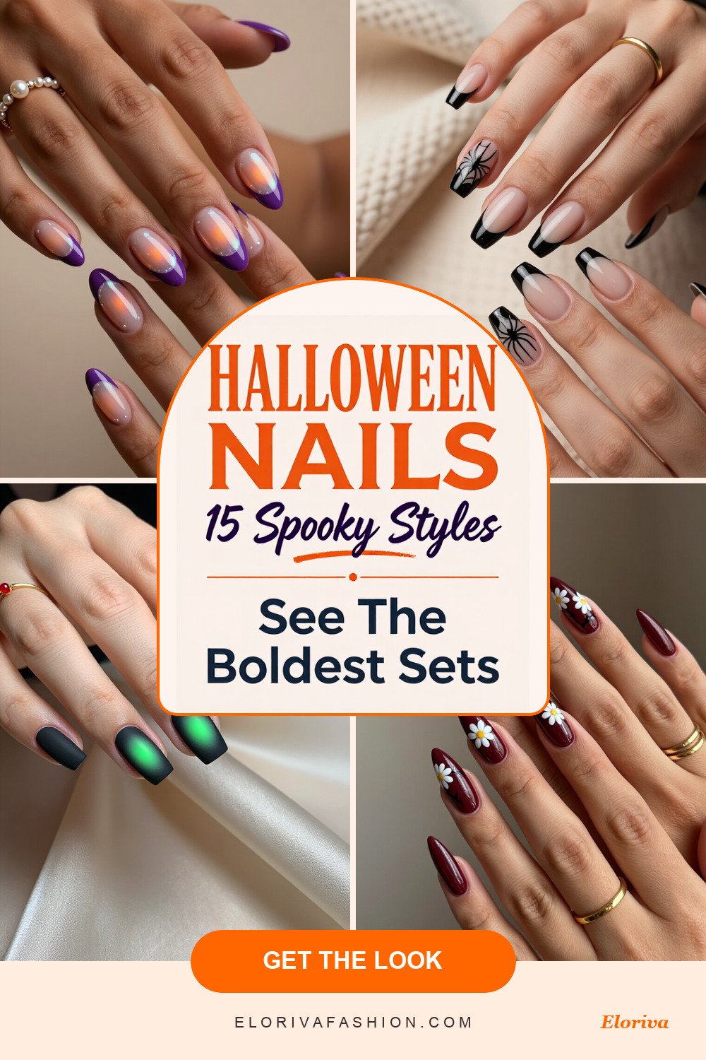trendy halloween nails ideas - save this pin
