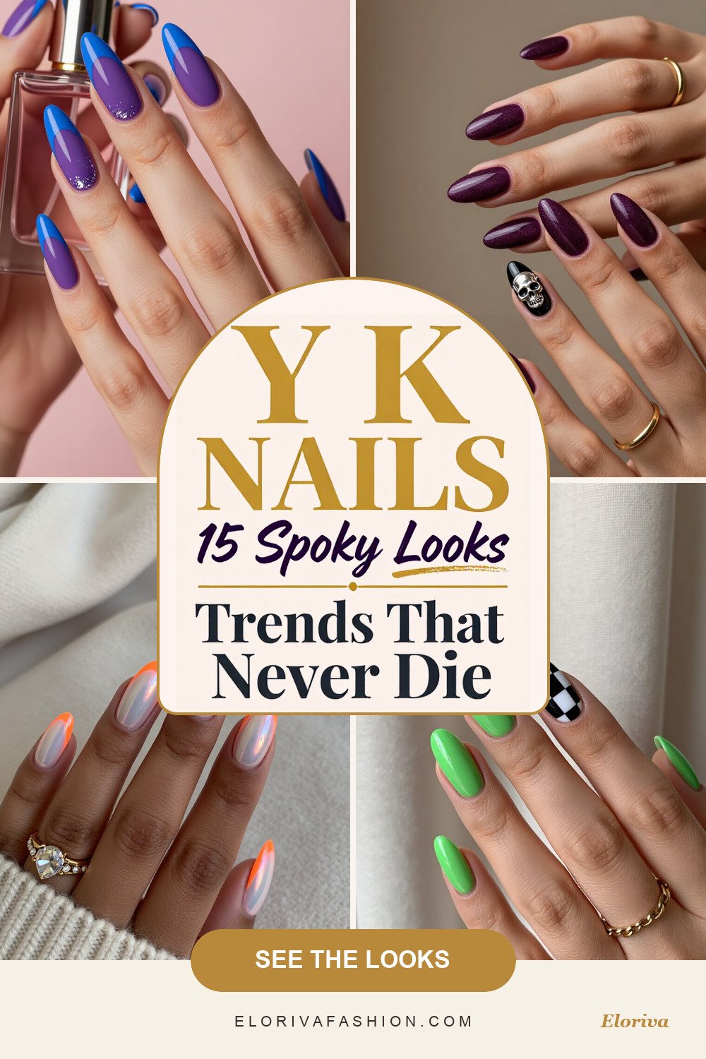 y2k halloween nails ideas - save this pin