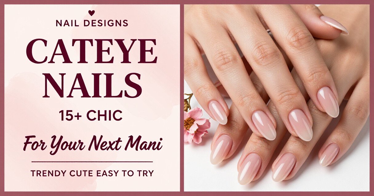 Fall Cateye Nails ideas