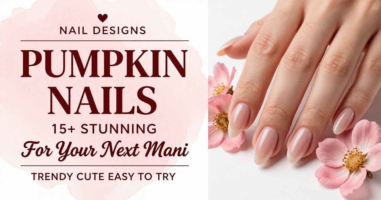 Fall Pumpkin Nails ideas