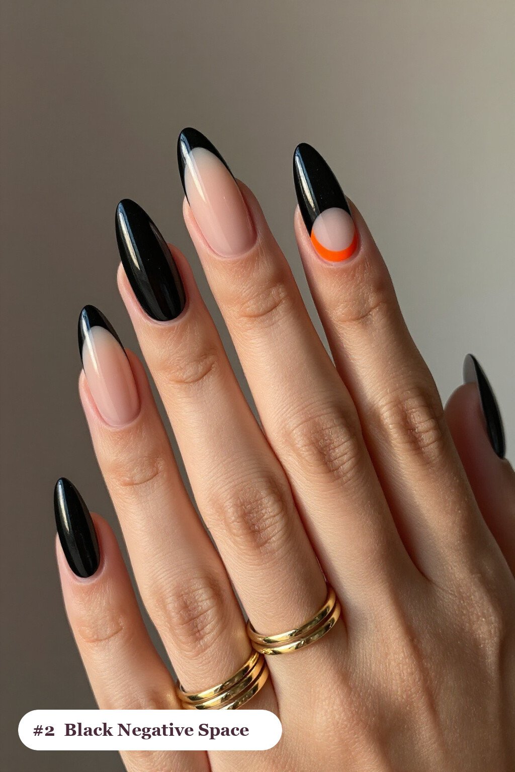 Negative‑Space Black Coffin Nails with Nude Windows – halloween nails simple Chic Design - halloween nails simple Negative‑Space Black Coffin Nails with Nude Windows – halloween nails simple Chic Design - halloween nails simple