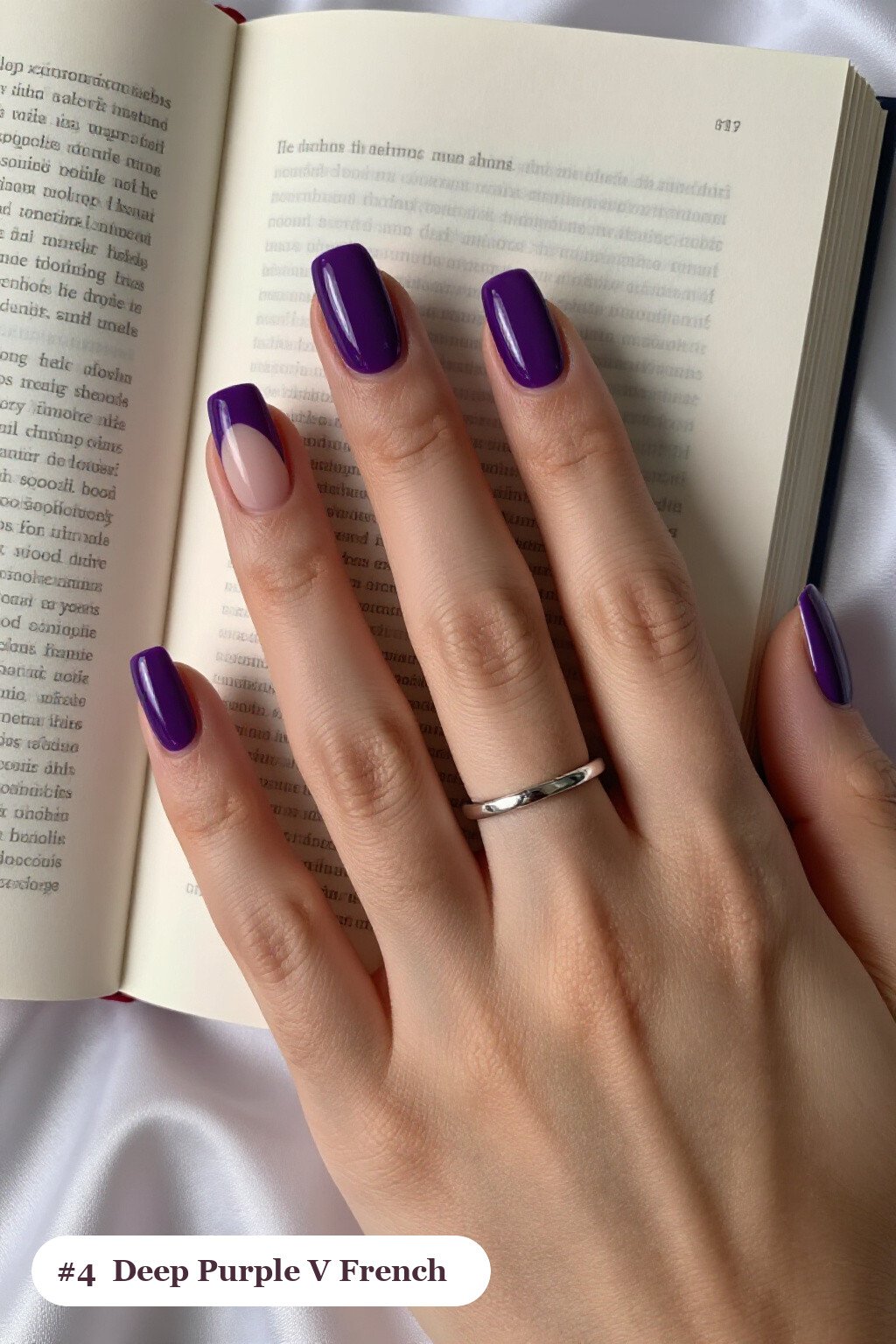 Deep Purple Square French Tips with V‑Shape – halloween nails simple Twist - halloween nails simple Deep Purple Square French Tips with V‑Shape – halloween nails simple Twist - halloween nails simple