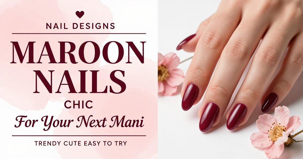 Maroon Fall Nails ideas