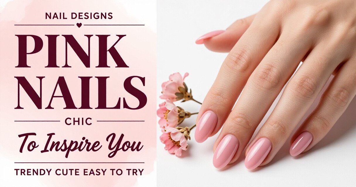 Pink Nails Almond ideas