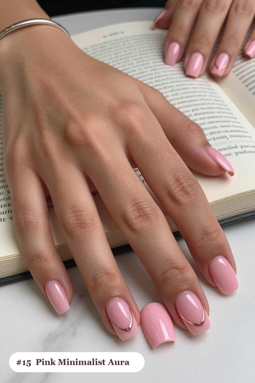 Airbrushed Aura Short Square Pink Nails: On Short Nails - pink nails minimalist Airbrushed Aura Short Square Pink Nails: On Short Nails - pink nails minimalist