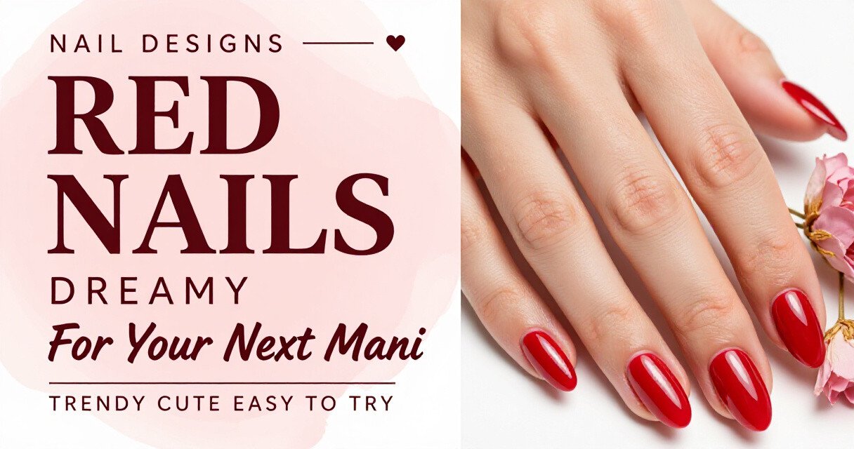 Red Nails Christmas ideas