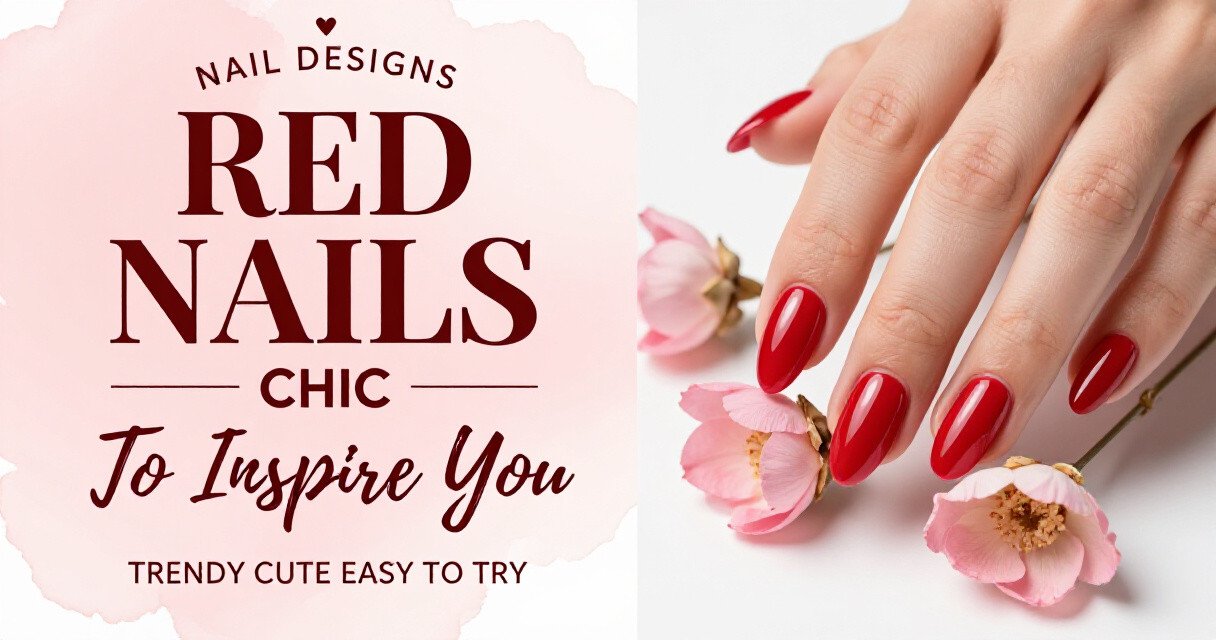 Red Nails Fall ideas