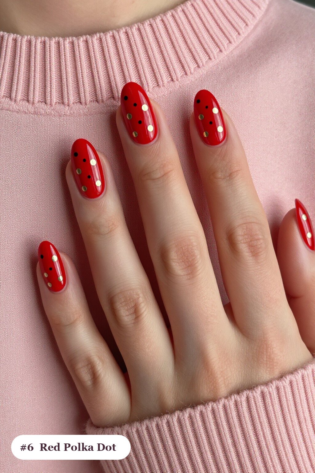 Playful Polka‑Dot Medium Coffin Red Nails: Best Shades for Every Season - red nails halloween