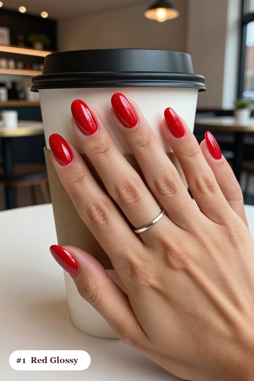 Mirror‑Glossy Red Nails Holiday: Medium Coffin Shape Shines All Season - red nails holiday Mirror‑Glossy Red Nails Holiday: Medium Coffin Shape Shines All Season - red nails holiday